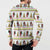 Amazing Bigfoot Christmas Button Sweatshirt Xmas Holiday Patterns - Wonder Print Shop