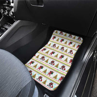 Amazing Bigfoot Christmas Car Mats Xmas Holiday Patterns - Wonder Print Shop