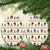 Amazing Bigfoot Christmas Ceramic Ornament Xmas Holiday Patterns - Wonder Print Shop
