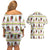 Amazing Bigfoot Christmas Couples Matching Off Shoulder Short Dress and Hawaiian Shirt Xmas Holiday Patterns - Wonder Print Shop