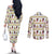 Amazing Bigfoot Christmas Couples Matching Off The Shoulder Long Sleeve Dress and Long Sleeve Button Shirt Xmas Holiday Patterns - Wonder Print Shop