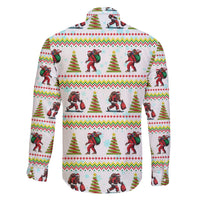 Amazing Bigfoot Christmas Family Matching Off The Shoulder Long Sleeve Dress and Hawaiian Shirt Xmas Holiday Patterns - Wonder Print Shop