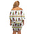 Amazing Bigfoot Christmas Family Matching Off Shoulder Short Dress and Hawaiian Shirt Xmas Holiday Patterns - Wonder Print Shop