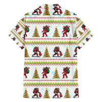 Amazing Bigfoot Christmas Family Matching Puletasi and Hawaiian Shirt Xmas Holiday Patterns - Wonder Print Shop
