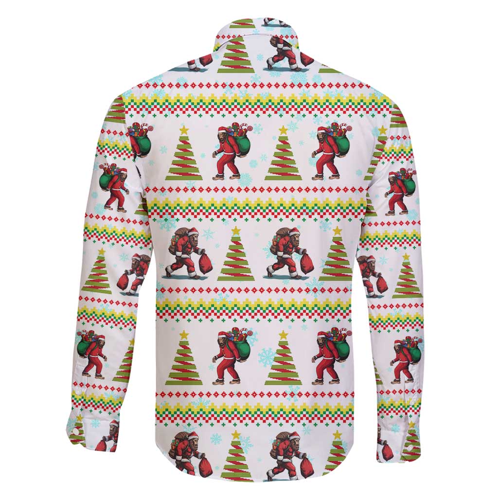 Amazing Bigfoot Christmas Family Matching Summer Maxi Dress and Hawaiian Shirt Xmas Holiday Patterns - Wonder Print Shop