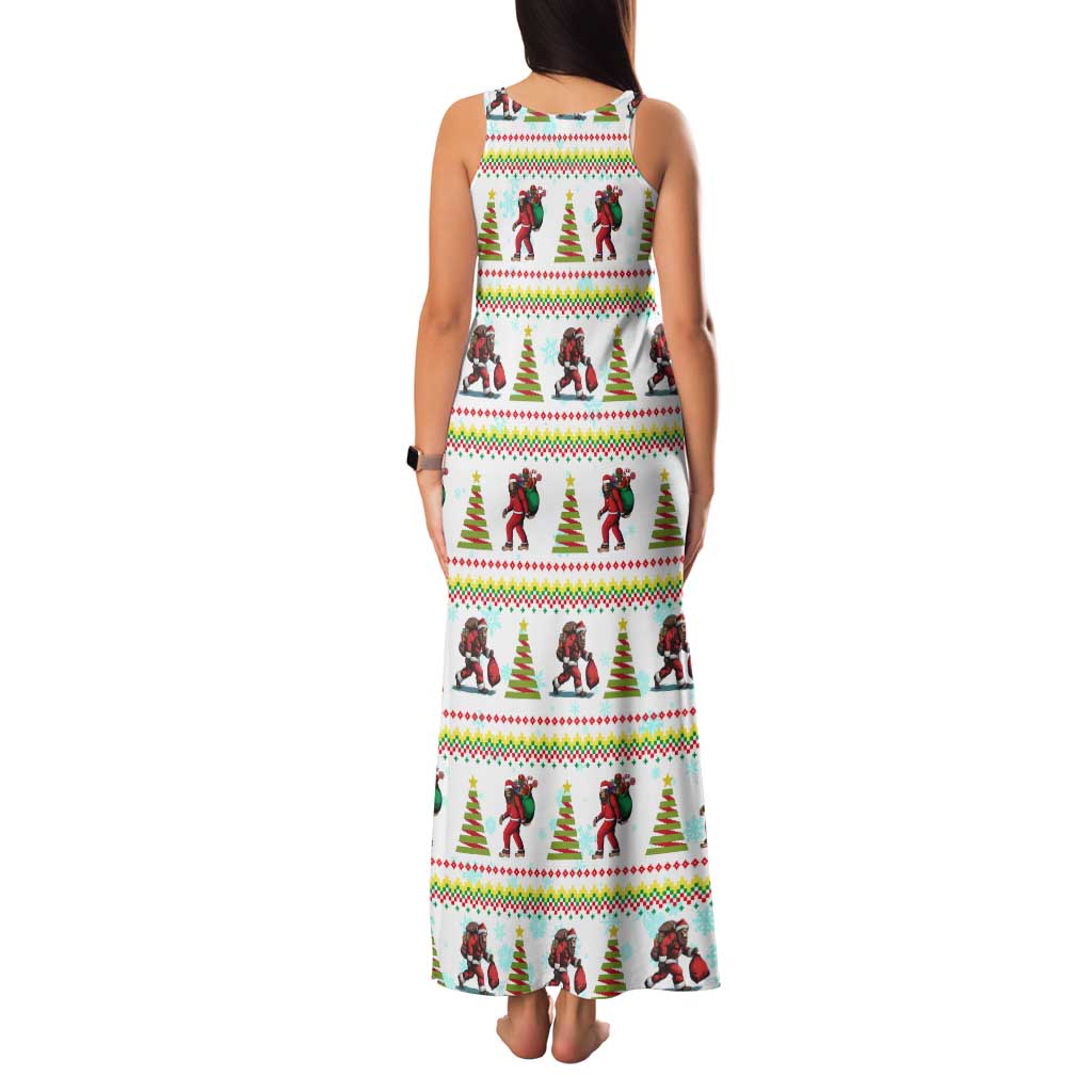 Amazing Bigfoot Christmas Family Matching Tank Maxi Dress and Hawaiian Shirt Xmas Holiday Patterns - Wonder Print Shop