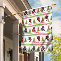 Amazing Bigfoot Christmas Garden Flag Xmas Holiday Patterns - Wonder Print Shop