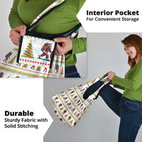 Amazing Bigfoot Christmas Grocery Bag Xmas Holiday Patterns - Wonder Print Shop
