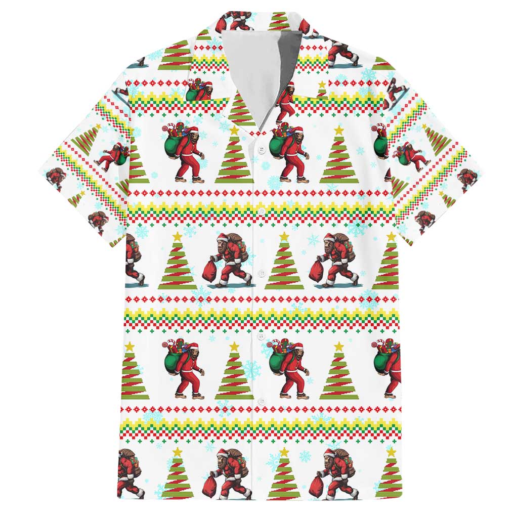 Amazing Bigfoot Christmas Hawaiian Shirt Xmas Holiday Patterns - Wonder Print Shop