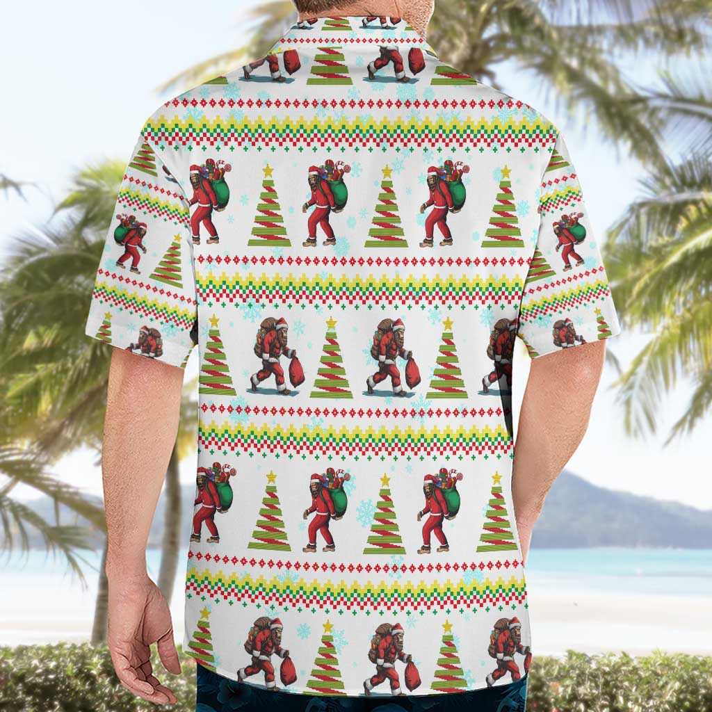 Amazing Bigfoot Christmas Hawaiian Shirt Xmas Holiday Patterns - Wonder Print Shop