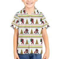 Amazing Bigfoot Christmas Hawaiian Shirt Xmas Holiday Patterns - Wonder Print Shop