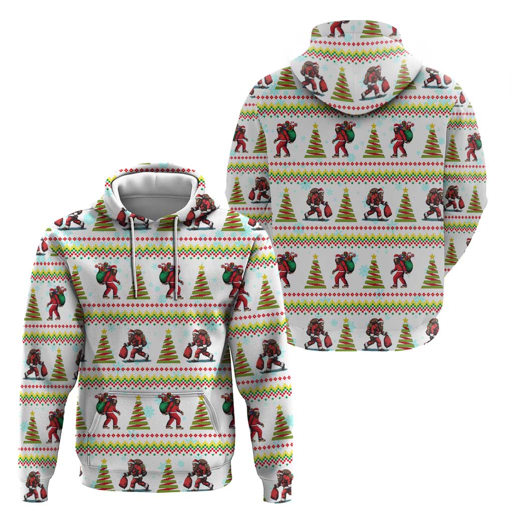 Amazing Bigfoot Christmas Hoodie Xmas Holiday Patterns - Wonder Print Shop