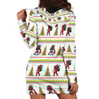 Amazing Bigfoot Christmas Hoodie Dress Xmas Holiday Patterns - Wonder Print Shop