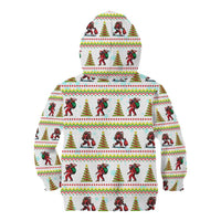 Amazing Bigfoot Christmas Kid Hoodie Xmas Holiday Patterns - Wonder Print Shop