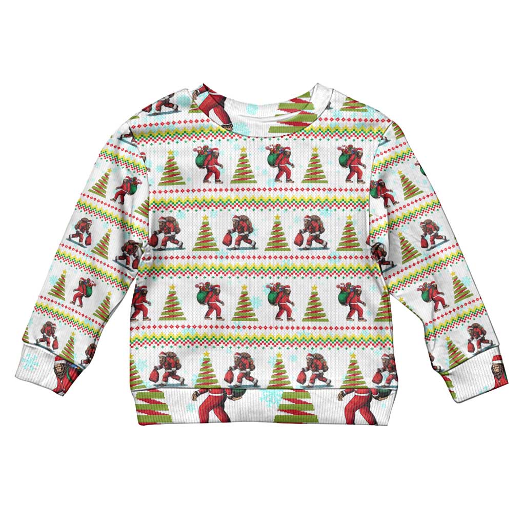 Amazing Bigfoot Christmas Kid Ugly Christmas Sweater Xmas Holiday Patterns - Wonder Print Shop