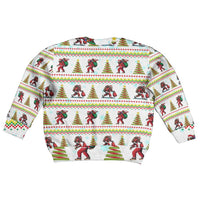 Amazing Bigfoot Christmas Kid Ugly Christmas Sweater Xmas Holiday Patterns - Wonder Print Shop