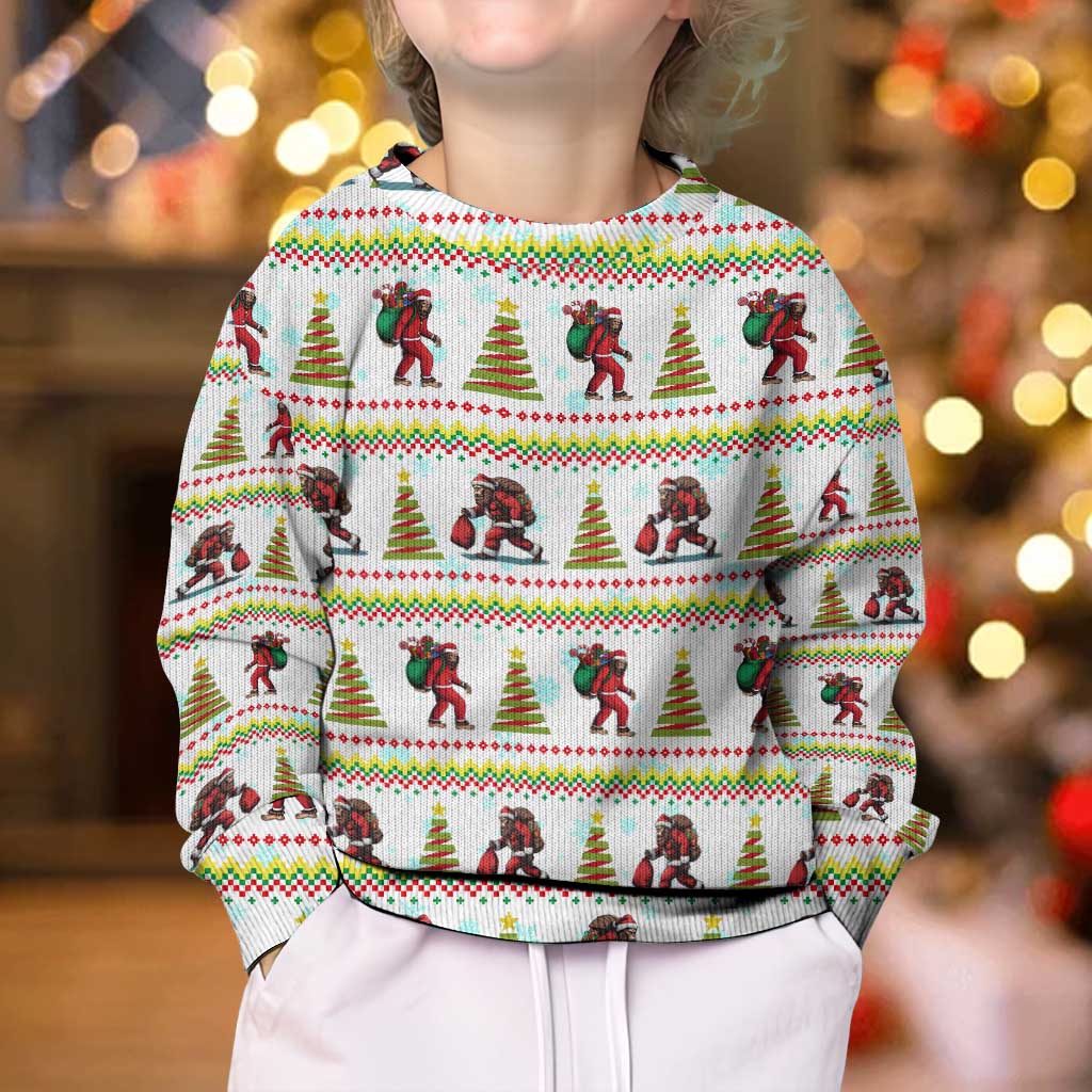 Amazing Bigfoot Christmas Kid Ugly Christmas Sweater Xmas Holiday Patterns - Wonder Print Shop