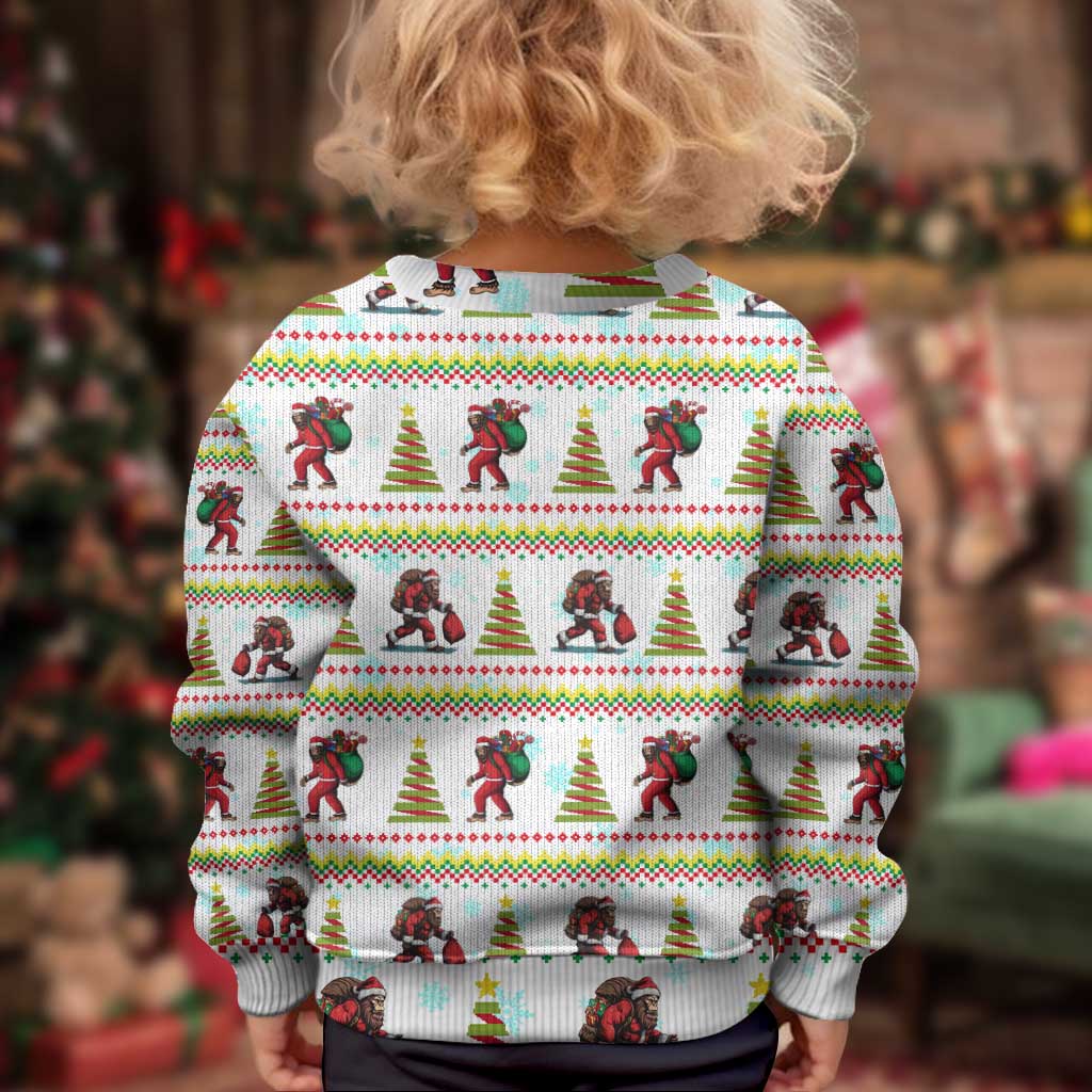Amazing Bigfoot Christmas Kid Ugly Christmas Sweater Xmas Holiday Patterns - Wonder Print Shop