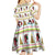 Amazing Bigfoot Christmas Kid Short Sleeve Dress Xmas Holiday Patterns - Wonder Print Shop