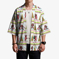 Amazing Bigfoot Christmas Kimono Xmas Holiday Patterns - Wonder Print Shop