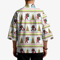 Amazing Bigfoot Christmas Kimono Xmas Holiday Patterns - Wonder Print Shop