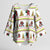 Amazing Bigfoot Christmas Kimono Sleeve Blouse Xmas Holiday Patterns - Wonder Print Shop