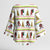 Amazing Bigfoot Christmas Kimono Sleeve Blouse Xmas Holiday Patterns - Wonder Print Shop