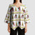 Amazing Bigfoot Christmas Kimono Sleeve Blouse Xmas Holiday Patterns - Wonder Print Shop