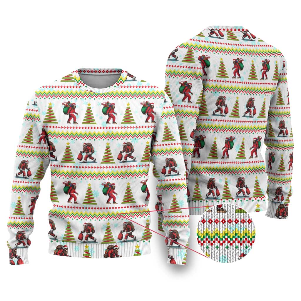 Amazing Bigfoot Christmas Ugly Christmas Sweater Xmas Holiday Patterns - Wonder Print Shop