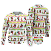 Amazing Bigfoot Christmas Ugly Christmas Sweater Xmas Holiday Patterns - Wonder Print Shop
