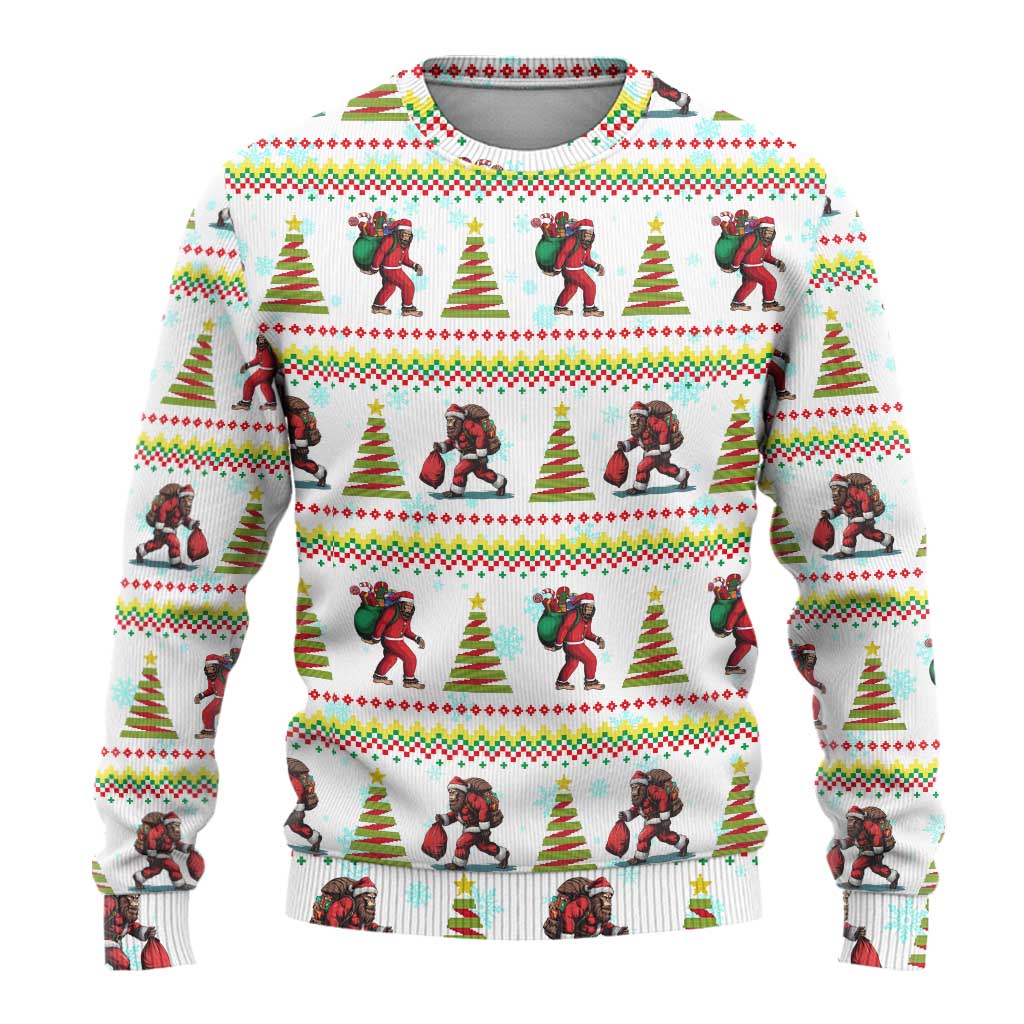Amazing Bigfoot Christmas Ugly Christmas Sweater Xmas Holiday Patterns - Wonder Print Shop