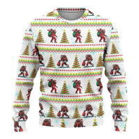 Amazing Bigfoot Christmas Ugly Christmas Sweater Xmas Holiday Patterns - Wonder Print Shop
