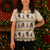 Amazing Bigfoot Christmas Knitted V-Neck Vest Xmas Holiday Patterns - Wonder Print Shop