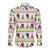 Amazing Bigfoot Christmas Long Sleeve Button Shirt Xmas Holiday Patterns - Wonder Print Shop