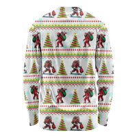 Amazing Bigfoot Christmas Long Sleeve Shirt Xmas Holiday Patterns - Wonder Print Shop