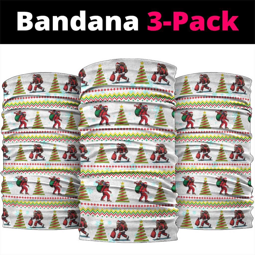 Amazing Bigfoot Christmas Neck Gaiter Xmas Holiday Patterns - Wonder Print Shop