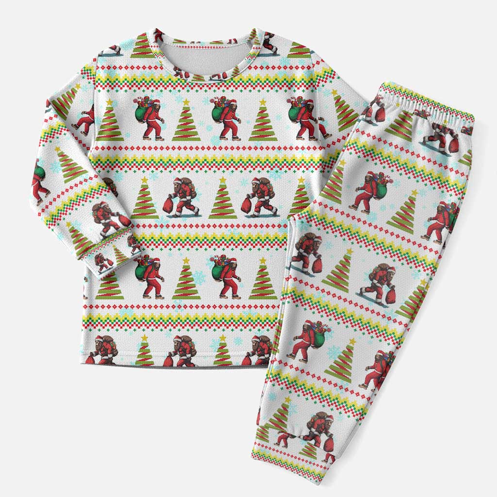 Amazing Bigfoot Christmas Pajama Set Xmas Holiday Patterns - Wonder Print Shop