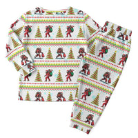 Amazing Bigfoot Christmas Pajama Set Xmas Holiday Patterns - Wonder Print Shop