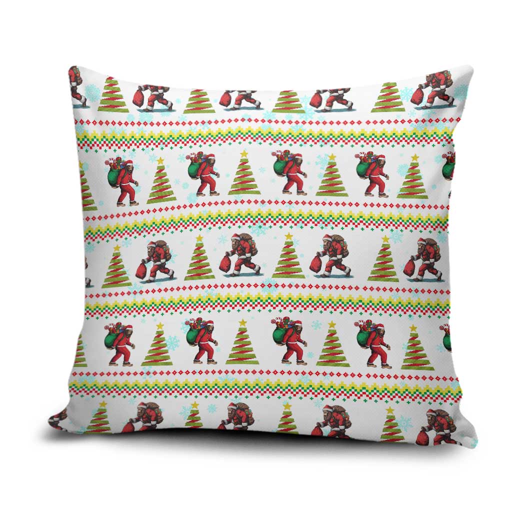 Amazing Bigfoot Christmas Pillow Cover Xmas Holiday Patterns - Wonder Print Shop