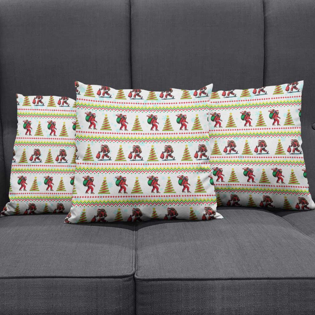 Amazing Bigfoot Christmas Pillow Cover Xmas Holiday Patterns - Wonder Print Shop
