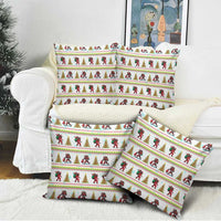Amazing Bigfoot Christmas Pillow Cover Xmas Holiday Patterns - Wonder Print Shop