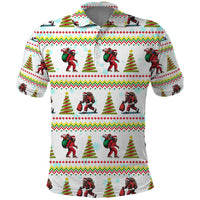 Amazing Bigfoot Christmas Polo Shirt Xmas Holiday Patterns - Wonder Print Shop
