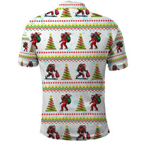 Amazing Bigfoot Christmas Polo Shirt Xmas Holiday Patterns - Wonder Print Shop