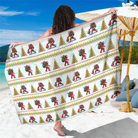 Amazing Bigfoot Christmas Sarong Xmas Holiday Patterns - Wonder Print Shop