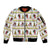 Amazing Bigfoot Christmas Sleeve Zip Bomber Jacket Xmas Holiday Patterns - Wonder Print Shop