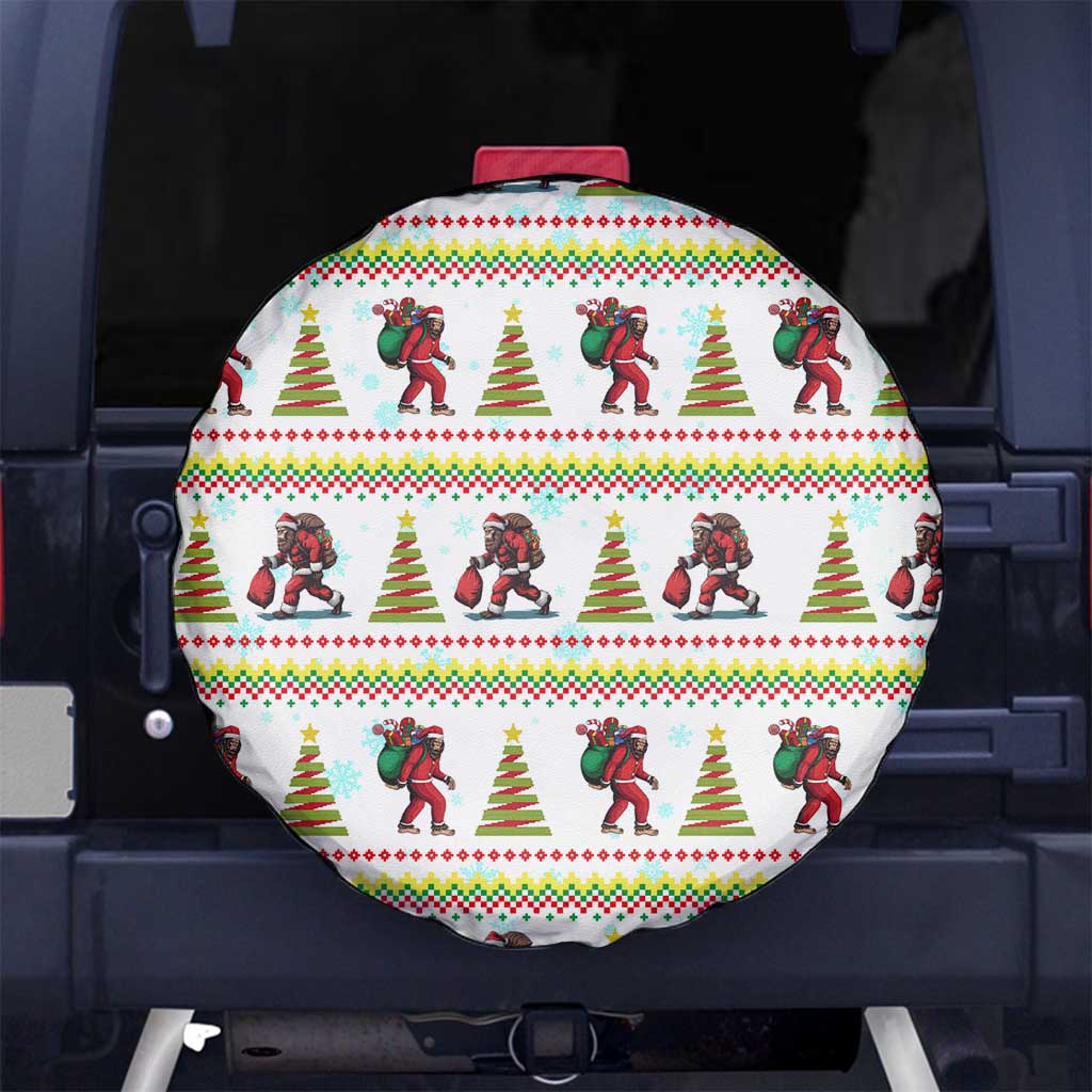 Amazing Bigfoot Christmas Spare Tire Cover Xmas Holiday Patterns - Wonder Print Shop