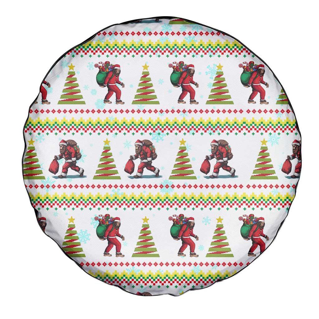 Amazing Bigfoot Christmas Spare Tire Cover Xmas Holiday Patterns - Wonder Print Shop