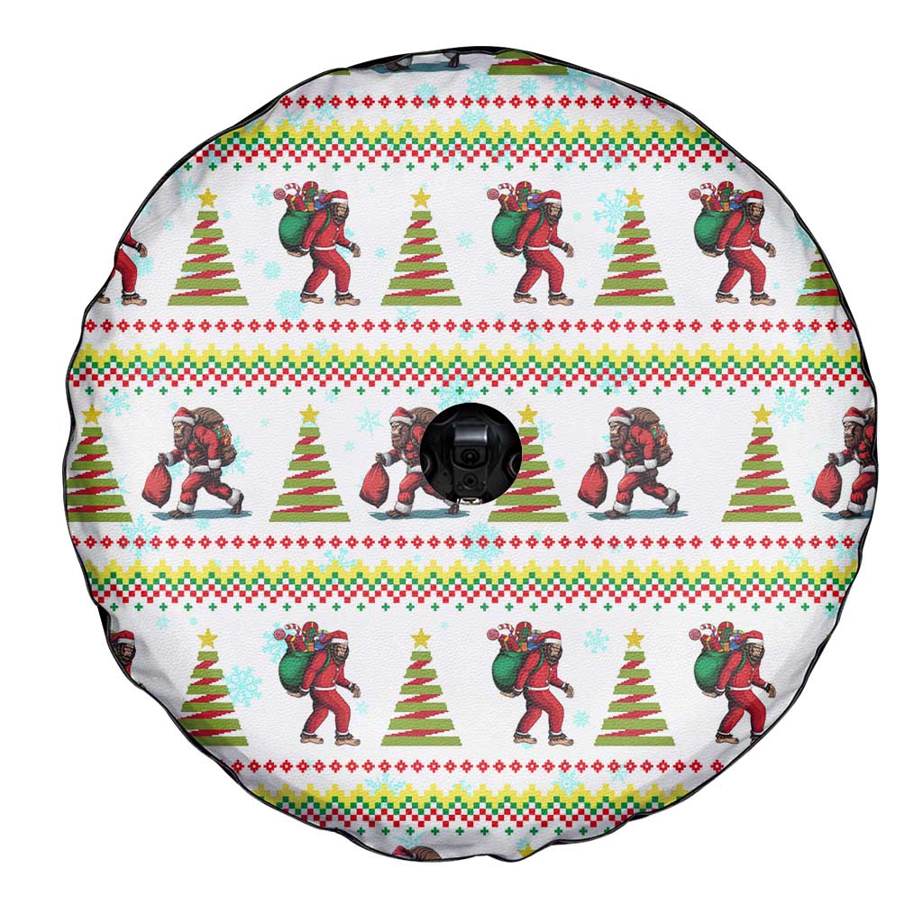 Amazing Bigfoot Christmas Spare Tire Cover Xmas Holiday Patterns - Wonder Print Shop
