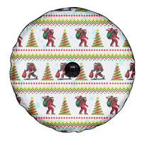 Amazing Bigfoot Christmas Spare Tire Cover Xmas Holiday Patterns - Wonder Print Shop