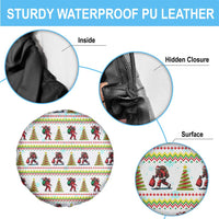 Amazing Bigfoot Christmas Spare Tire Cover Xmas Holiday Patterns - Wonder Print Shop
